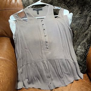 Bcbg MaxAzria sleeveless blouse.